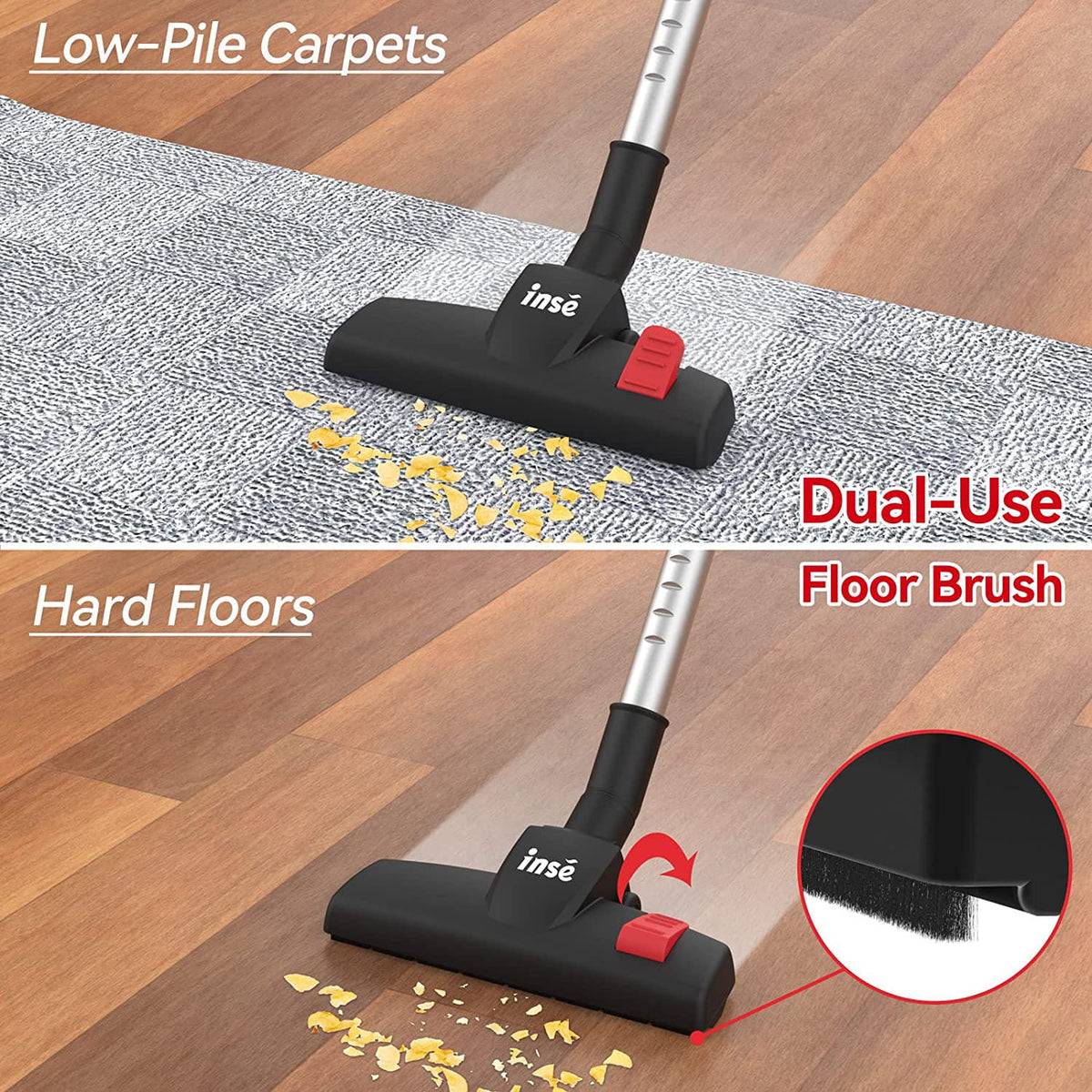 Corded 3 in 1 Stick Vacuum 18kPa 600W T425543