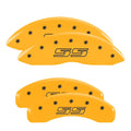 Yellow Caliper Covers with Engraving T816