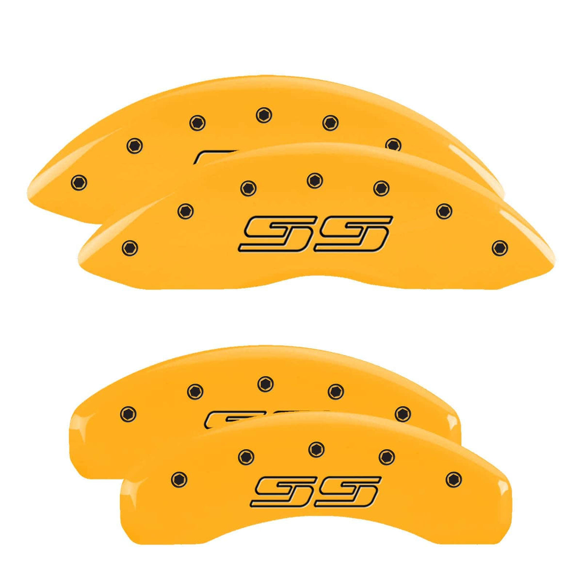 Yellow Caliper Covers with Engraving T816