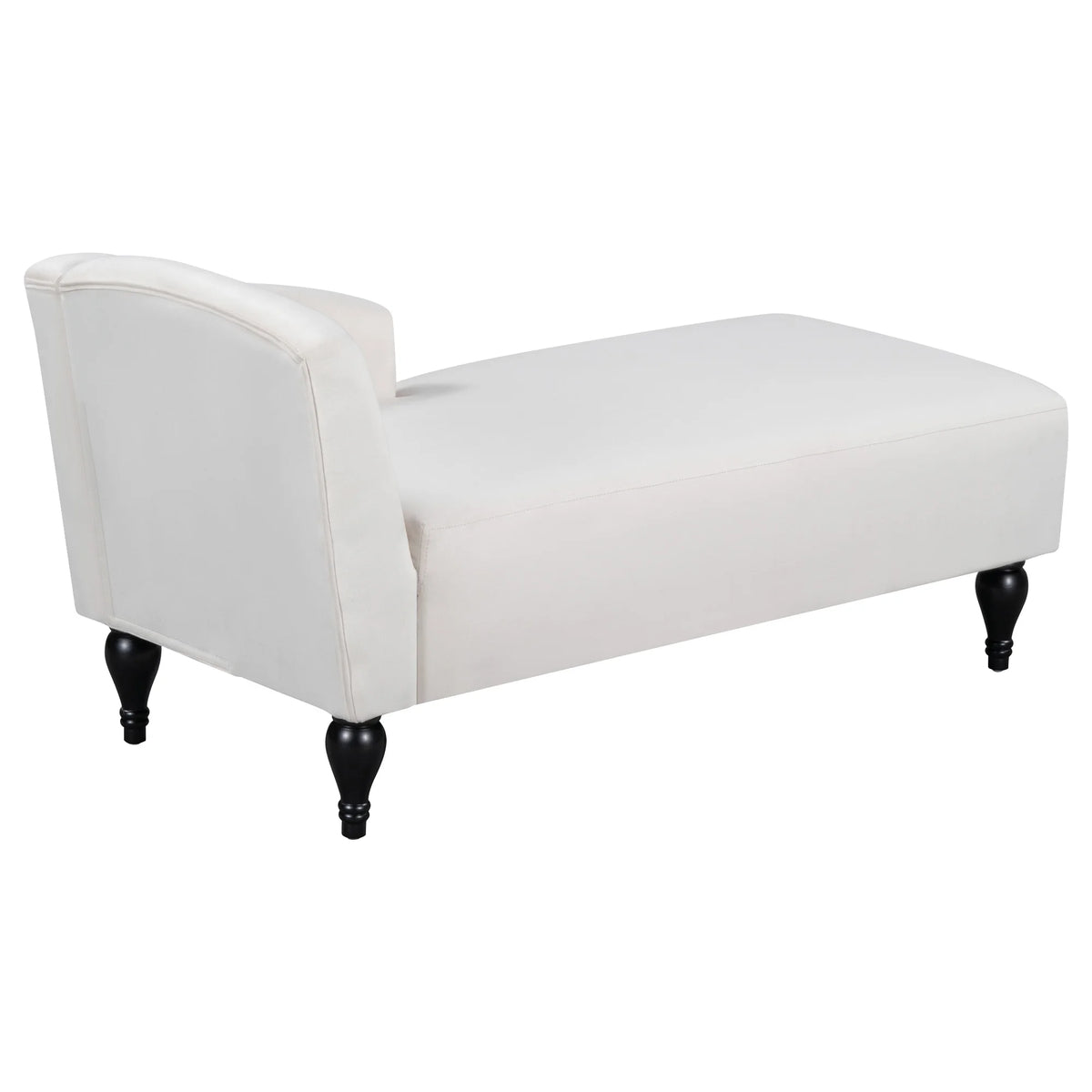 58 inch Velvet Button Tufted Chaise Lounge Sofa Y630055