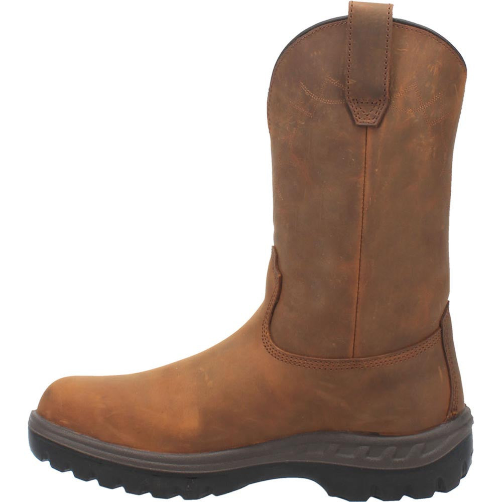 Tan Waterproof Western Work Boot Soft Toe U42177