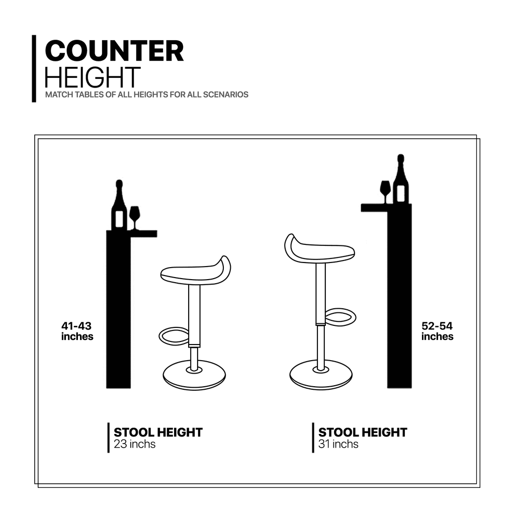 3 Piece Bar Table and Chair Set with Rotatable Tall Bistro Stools D51553