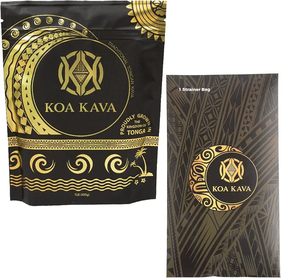 1 Lb Kava Tonga and Strainer Bundle P516