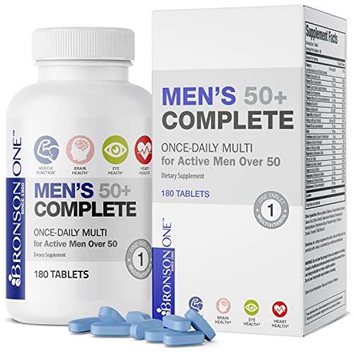50+ Multivitamin Multimineral 180 Tablets Y38358