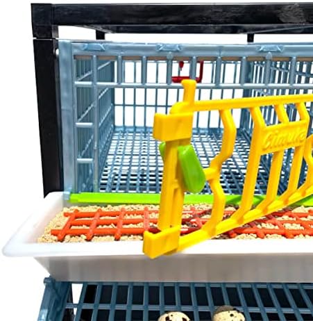 3 Layer ABS Plastic Quail Cage M988