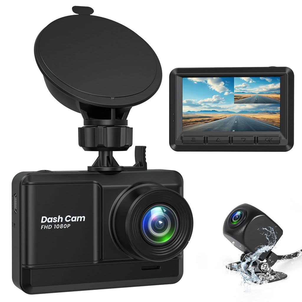 Dash Cam Front and Rear 1080P Full HD M59610