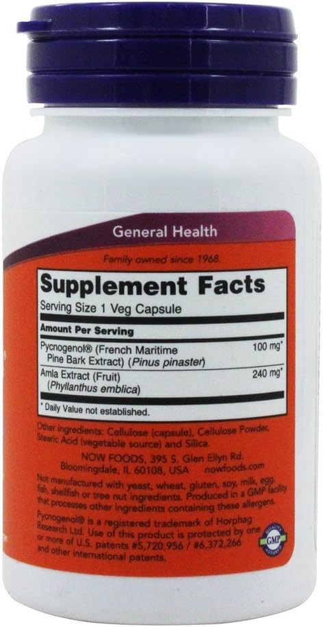 60 Vegetarian Capsules Pycnogenol N212707