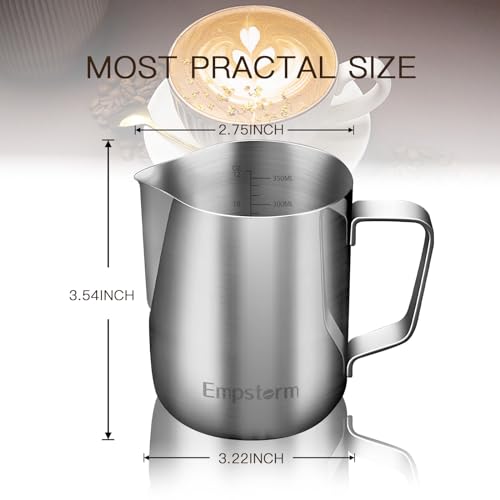 Compact Espresso Coffee Machine with Milk Frother Steam Wand X70755