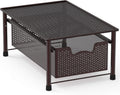 Turquoise Stackable Cabinet Basket Drawer Organizer U233039