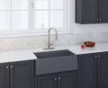 33x22 Metallic Apron Kitchen Sink Titanium Grey A115