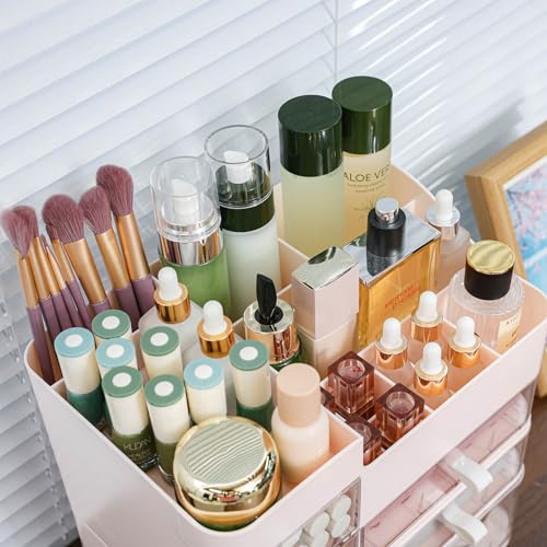 Plastic White 3 Drawer Makeup Organizer F969152