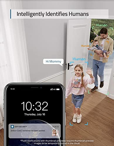 Indoor Cam, Pan & Tilt, 2K Wi-Fi Plug-in, Night Vision U698199