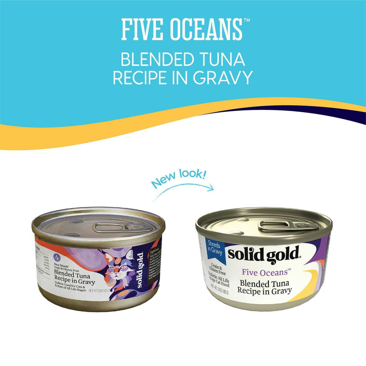 Solid Gold Canned Cat Food Tuna Recipe in Gravy A217