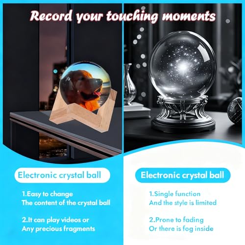 White Crystal Ball Video Player X2182