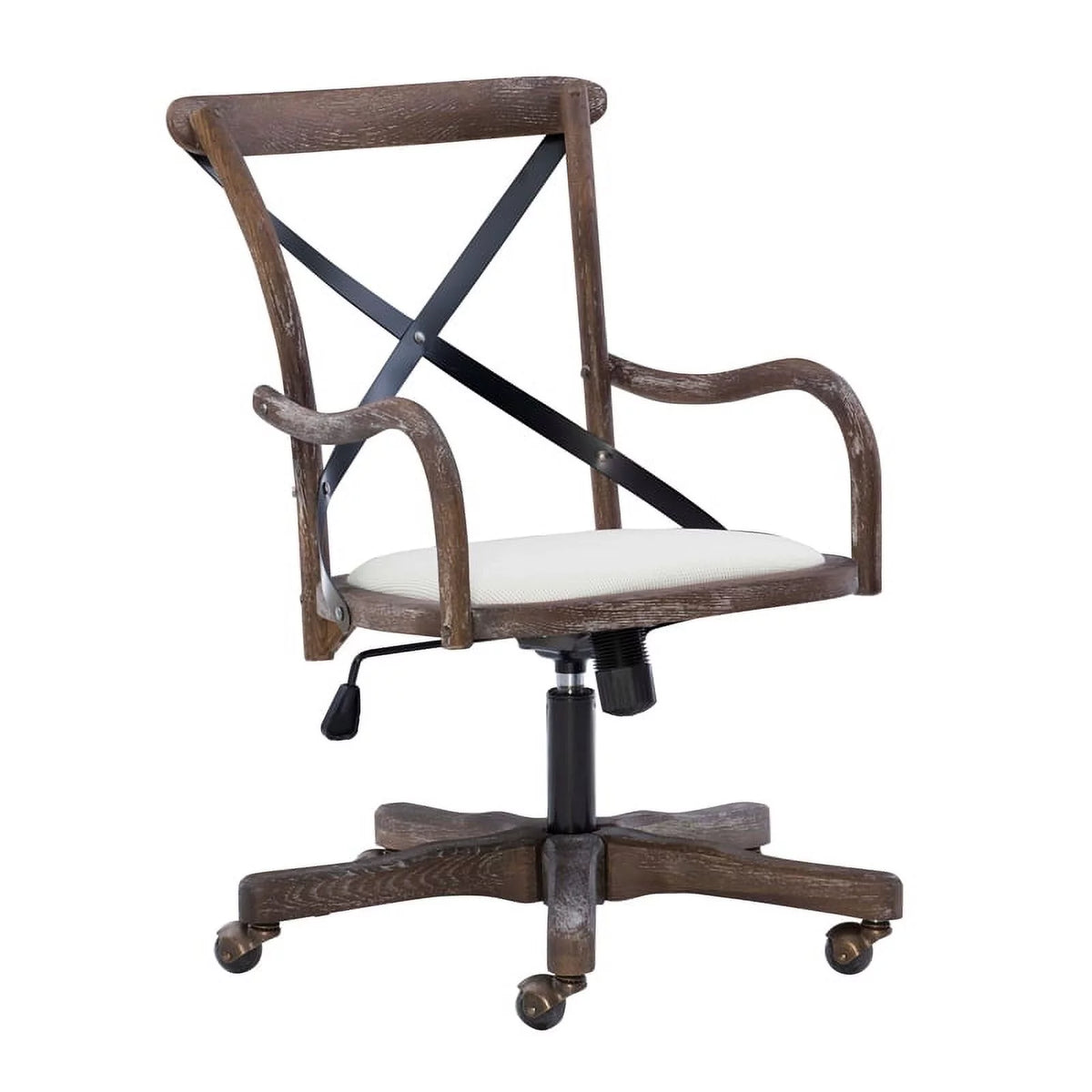 Adjustable Swivel Brown Office Chair A972