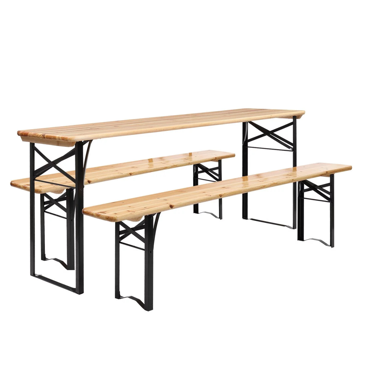 3-Piece Outdoor Folding Picnic Table Bench Set B1320