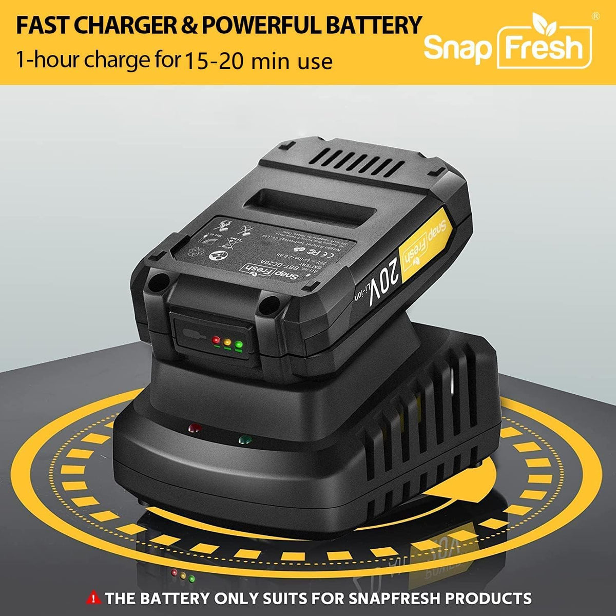 20V Cordless Electric Leaf Blower with Battery & Charger E131030