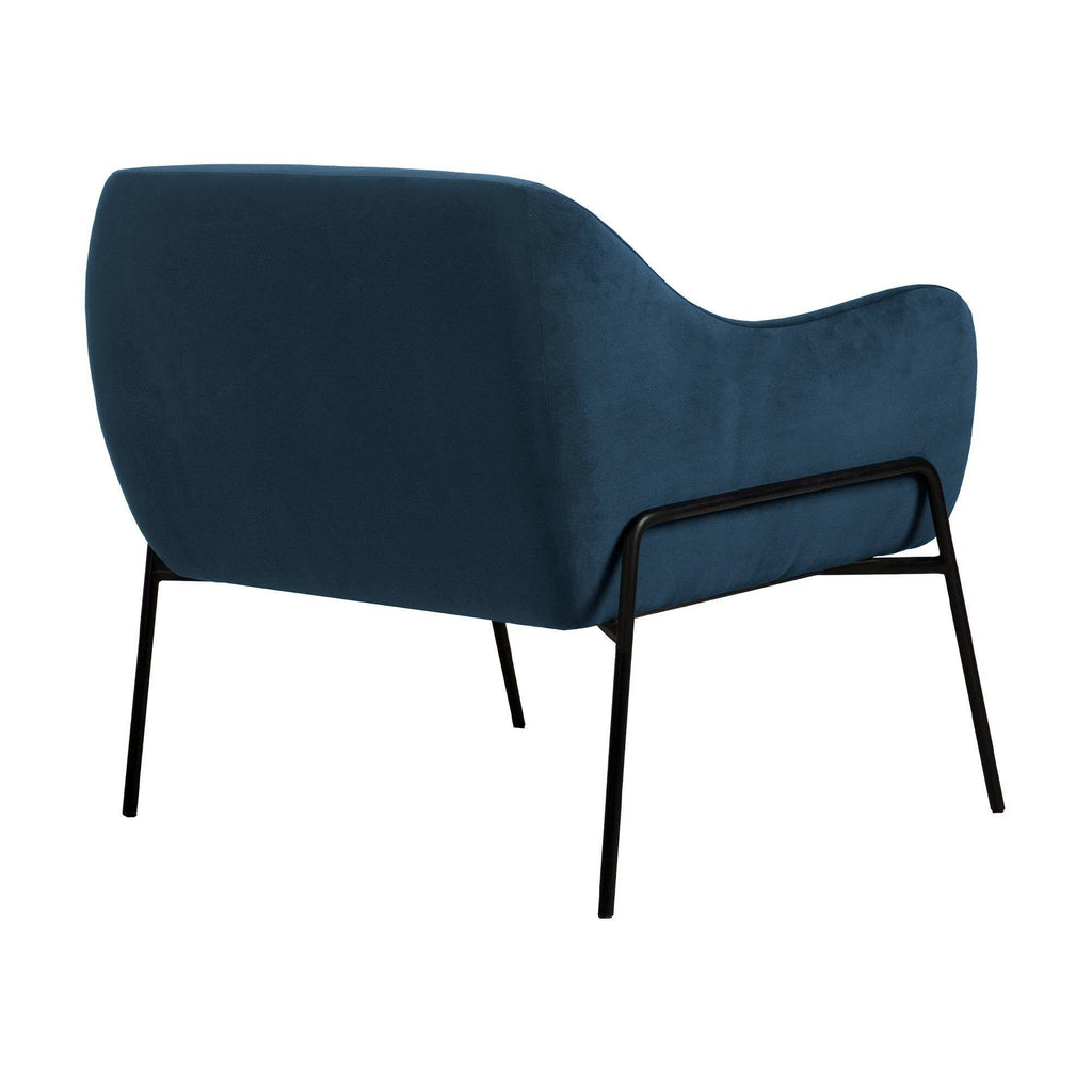 Blue Velvet Accent Chair G200