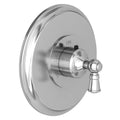 Flat Black Thermostatic Trim Plate with Handle H798