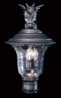 3-Light Exterior Post Mount F290