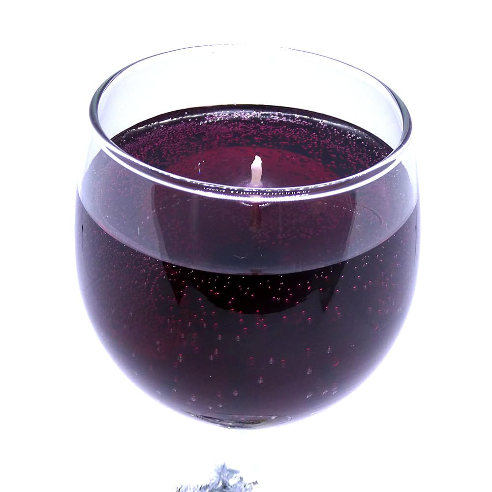 Merlot Scented Wine Candle in Glass N2881
