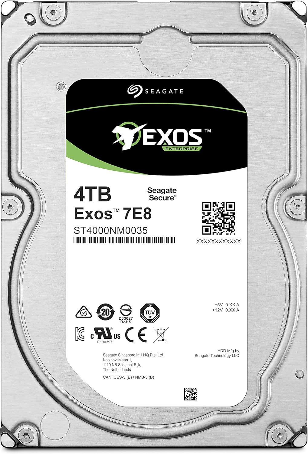 4TB SATA 128MB Cache 3.5-Inch Enterprise Hard Drive X90964
