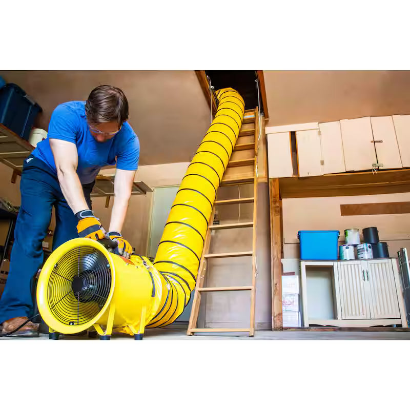 2 Speed Portable Confined Space Ventilator with Hose T2529