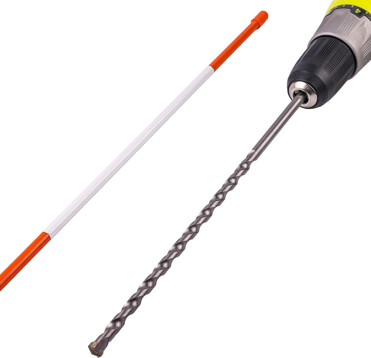 100 PCS 48 Inch Driveway Markers with 12" Install Drill Bit I15344
