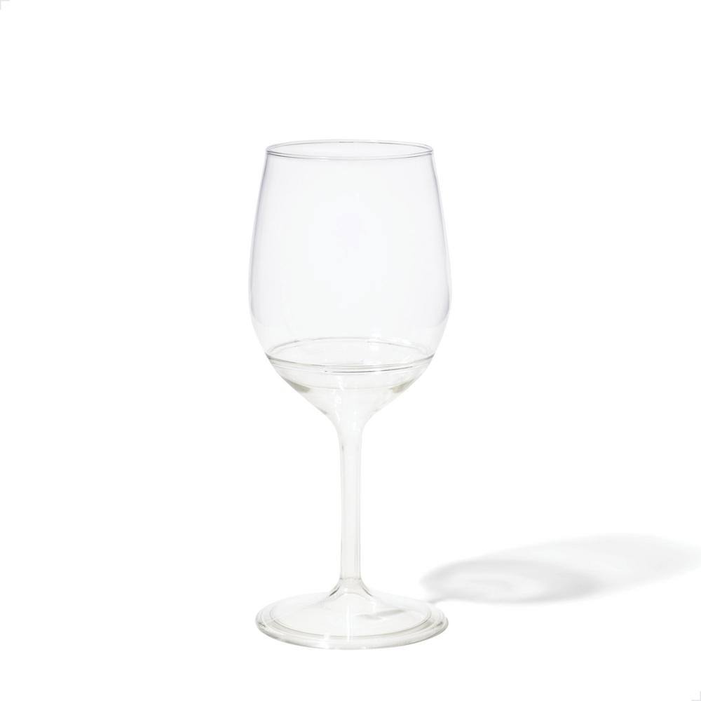 Clear Plastic Stemmed Wine Glasses 14 oz 48 Count R93082