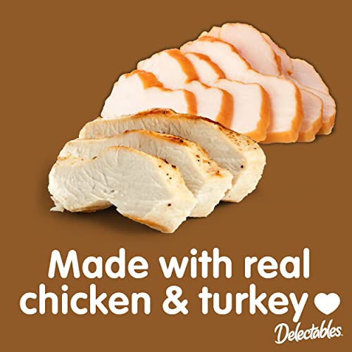 12 Pack 1.40 Ounce Chicken Flavor Lickable Wet Cat Treat Q77601