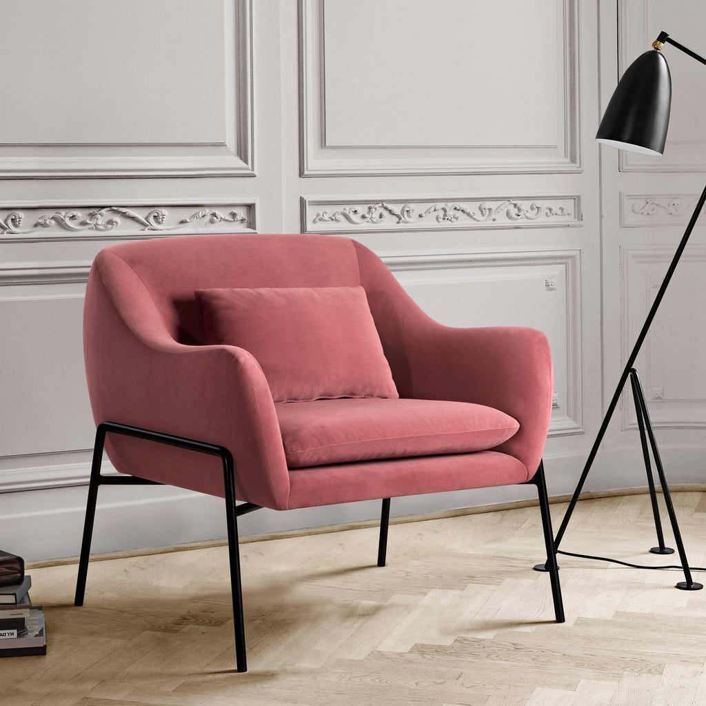 Blue Velvet Accent Chair G200