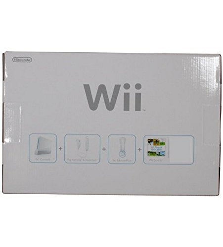 White Wii with Wii Sports Game O70625