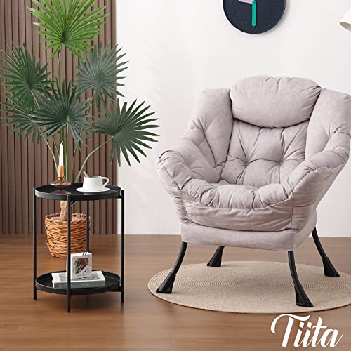 Rattan Nightstand Side Table with Storage O78413
