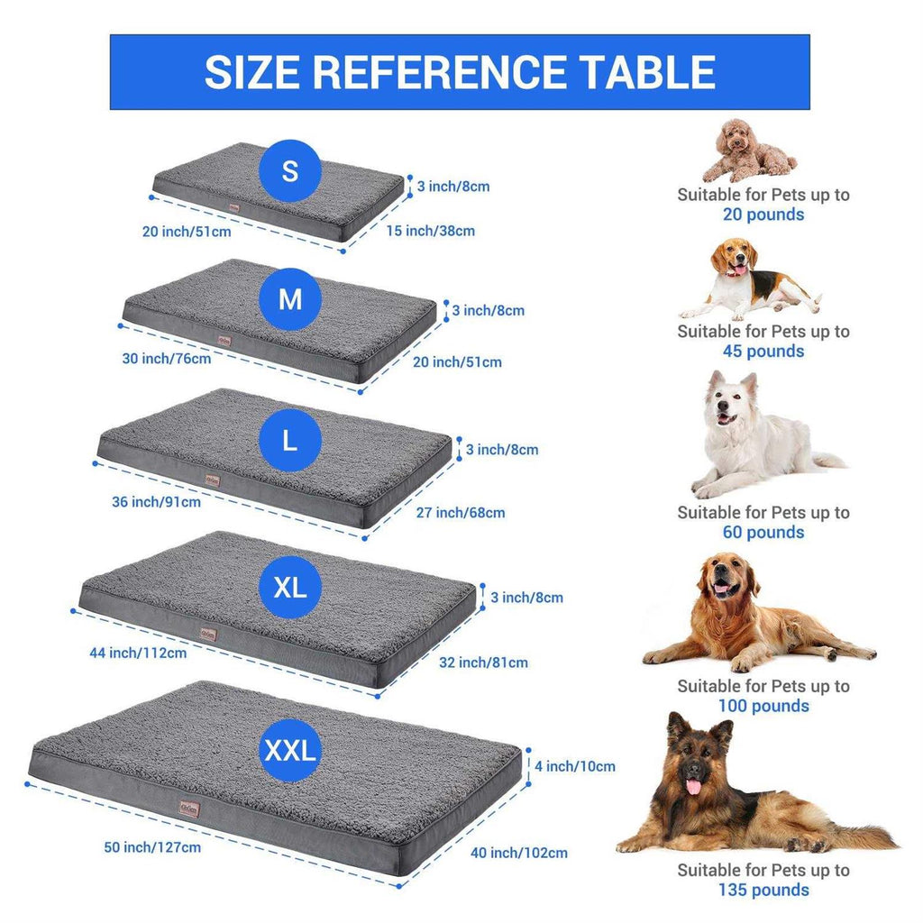 Orthopedic Dog Bed with Egg Foam and Non-Slip Bottom A2739