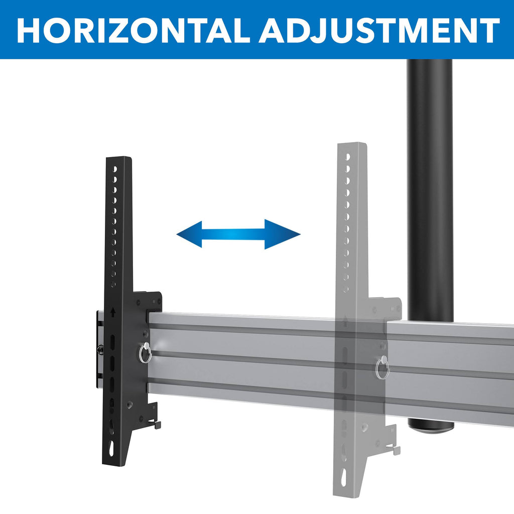Black Ceiling TV Mount F9189