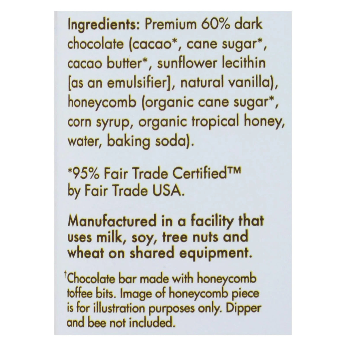 Chocolate Bar Honeycomb Case of 12 2.8 OZ X61613