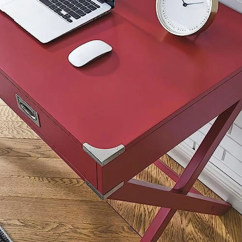 White Computer Desk with Drawers K9056