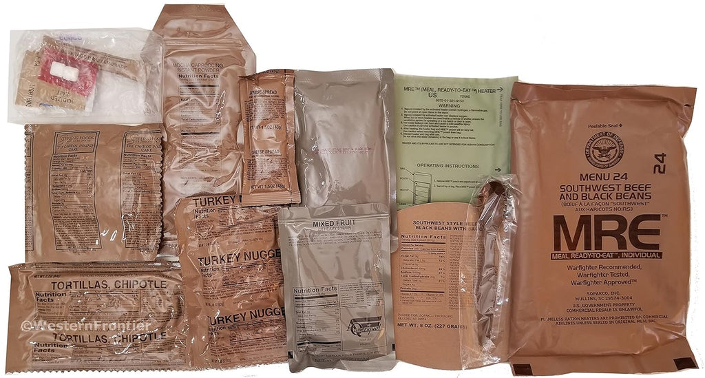 24 Meals Military Surplus Meal Ready to Eat P204