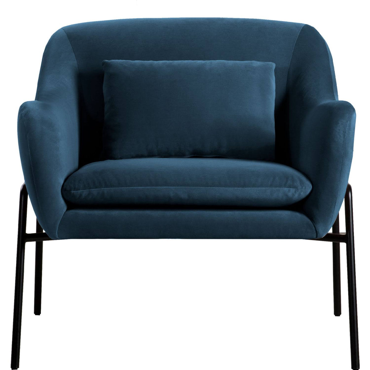 Blue Velvet Accent Chair G200
