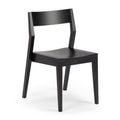 Black Solid Wood Dining Chair S559