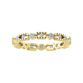 14K Yellow Gold Diamond Eternity Band Ring N3109