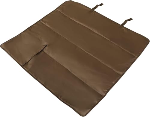Collapsible Armrests Cup Holder Carry Mat Pet Leash Heavy Duty Foldable Chair Earth Brown M390