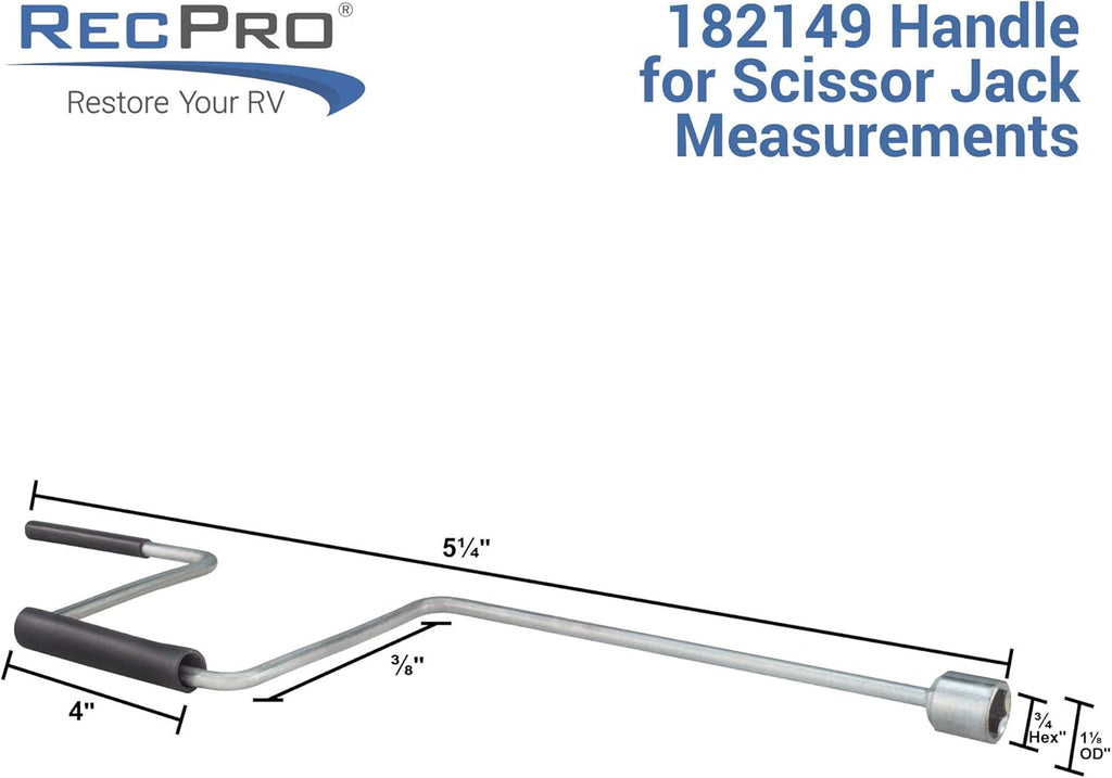 RV Scissor Jack 5000 LB Capacity Heavy Duty Leveling Jack 2-Pack F108