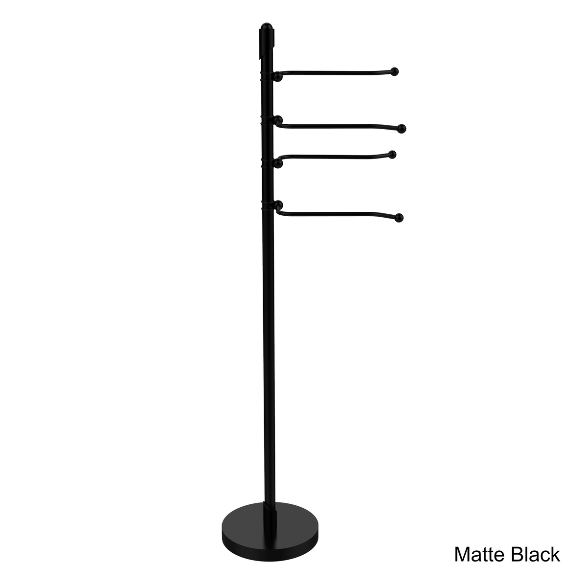 Satin Brass Free Standing Towel Stand F505436