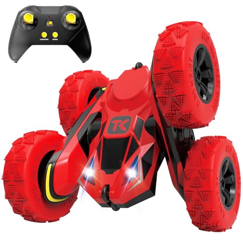 Remote Control Stunt Car with Lights Double-Sided J818