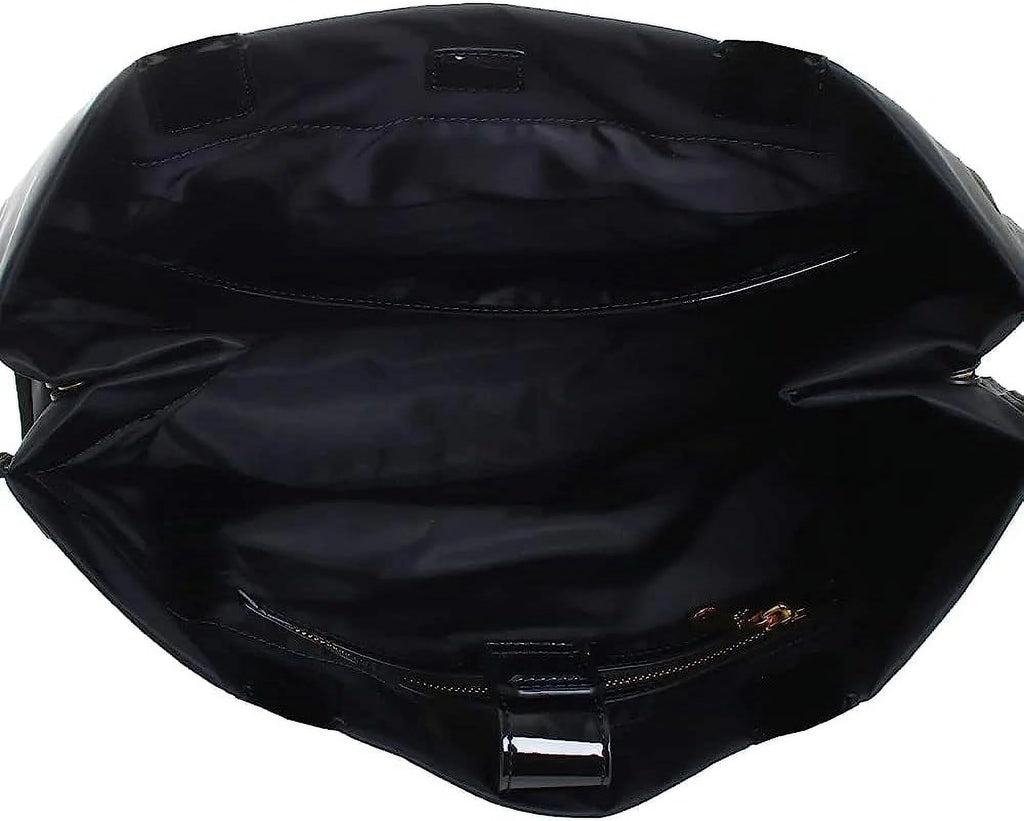 Black Patent Tote Bag U28727
