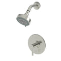 Gun Metal Shower Trim Set S394