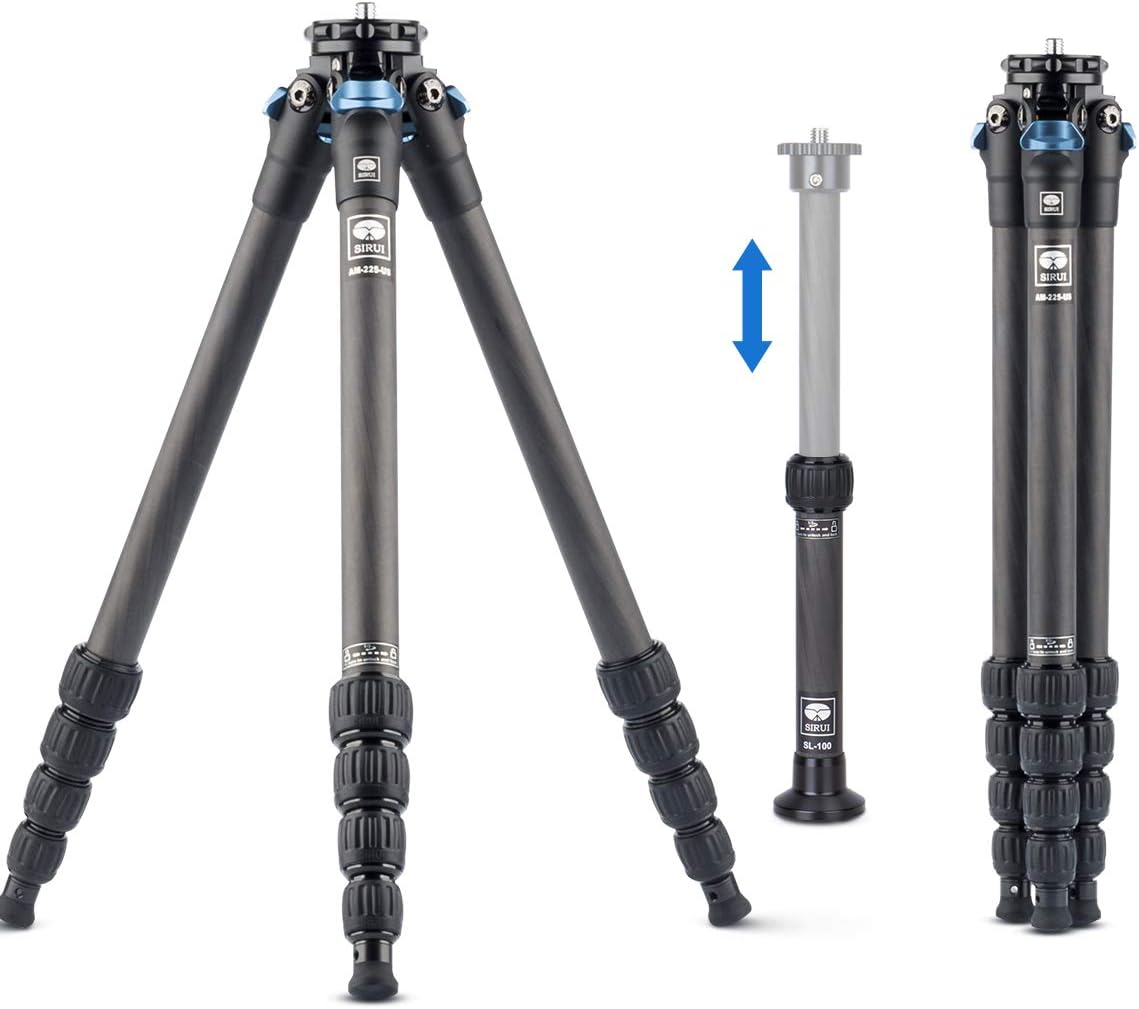 Carbon Fiber Tripod with Two-Section Center Column N8935