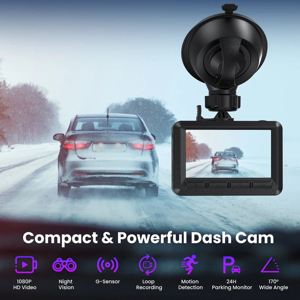 Dash Cam Front and Rear 1080P Full HD M59610