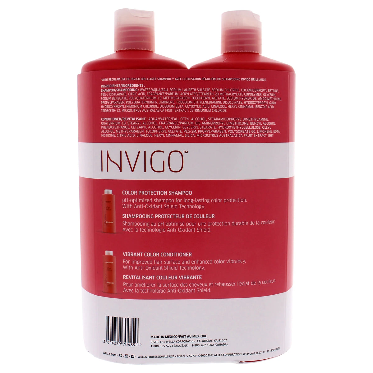 33.8 oz Shampoo & Conditioner Duo for Colored Hair K150